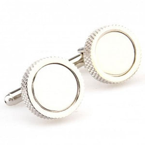 Classic Metal Cufflinks Set of 5 Pairs