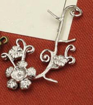 10 pcs Brass Flower Branch Charms, DIY Crafts & Jewelry Supplies