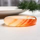 Zheru Two-Tone Agate & Chalcedony Bracelet 54-64mm for Mom & Girl