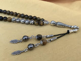 Personal Tiger Eye Stone Rosary Gift Jewelry - Tiger Eye Name