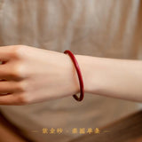 Purple Cinnabar High Content Cinnabar Bangle for Women