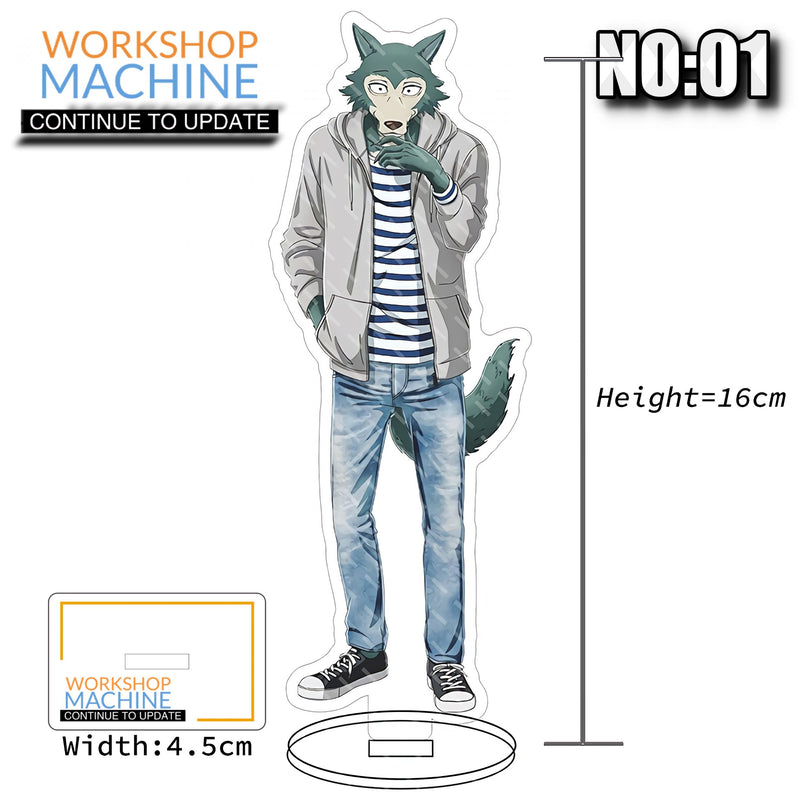 BEASTARS Anime Characters Acrylic Display Stand Model Desk Ornament Gift