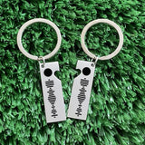 Song Code Favorite Song Keychain Keyring Music Teacher Boyfriend Girlfriend Gift
