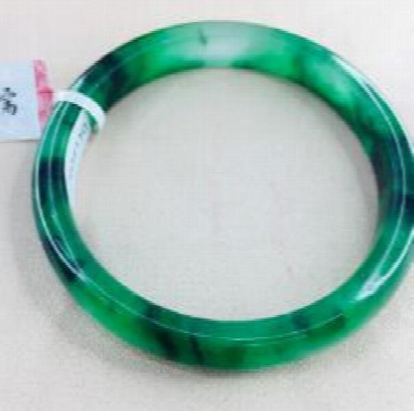Natural Ice Green Jadeite Bracelet 54-62mm Female Princess Gift