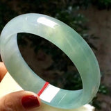 Zheru Jewelry Natural Myanmar Jadeite Ice Green Bracelet Princess Jewelry