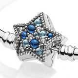 925 Silver Butterfly Star Clasp for Bracelet Bangle Charm DIY Jewelry