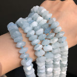 Faceted Aquamarine Jade Lapis Lazuli Beads for Jewelry Making