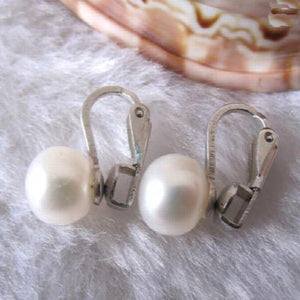 8-9mm Freshwater Pearl Clip Stud Earrings for Women