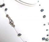 Peacock Baroque Freshwater Pearl Necklace Bridesmaids Gift Fine Jewelry