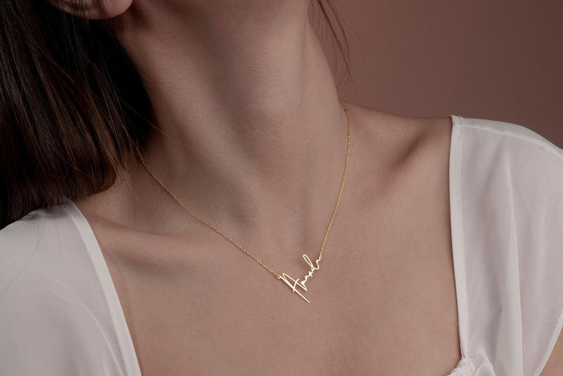 Name Necklace Stainless Steel Personalized Jewelry Birthday Gift For Women