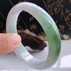 Zheru Jadeite Two-Color Bracelet 54mm-64mm