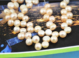 Pink Freshwater Pearl Cultured Pearl 7-8mm Loose Beads