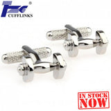 Dumbbell Cufflink Cuff Link Set