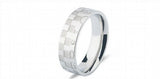 Stainless Steel Small Squares Couple Rings