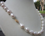 South Sea Baroque Pearl Necklace Choker 19 Inch