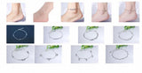 925 Sterling Silver Anklet Chain for Women 19.5cm