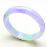 Zheru Jewelry Natural Burmese Jade Princess Bracelet 54-64mm Light Green