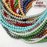 1600Pcs Glass Pearl Loose Bead Jewelry Beads for Earring Bracelet Necklace