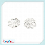 925 Silver Flower End Bead Caps Jewelry Making Supplies