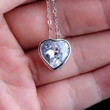 Romantic Zircon Pendant Necklace for Love