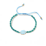 HECHENG Cloud Rope Bracelet, Adjustable Rainbow Bracelet