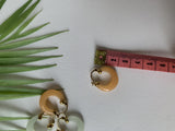 Acrylic Resin Hoop Earrings Retro Neon 80s Party Costume Accessory