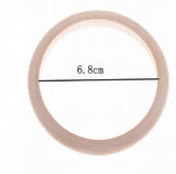 10Pcs Wood Bangles 0.8cm Thin Wooden Bracelet DIY Jewelry