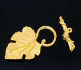 100 Sets Plated Grape Charm Toggle Clasps 37x23mm 25x8mm Wholesale