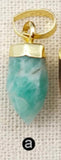 Crystal Pillar Women Necklace Pendant Silver Plated Jewelry