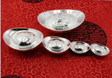 999 Pure Silver Yuanbao Jewelry 0.5g-50g