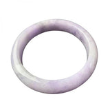 Zheru Jewelry Natural Burmese Jadeite 54-64mm Light Purple Bracelet