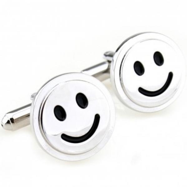 Smile Cufflink Set - 2 Pairs Promotion