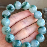 Zheru Jade Two-Tone Bracelet Men Women Jewelry
