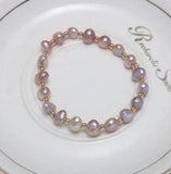Baroque Freshwater Pearl Elastic Bracelet