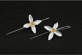Flower 925 Sterling Silver Stud Earrings for Women Hot Sell