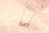 Personalized Stainless Steel Name Anklet in Gold
