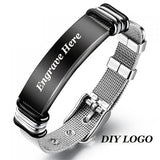 Personalized Stainless Steel Men's Bracelet