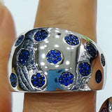 Leopard Geometry Crystal Zircon Dubai Bridal Finger Rings