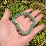 Green Aventurine Bracelet Moon Shape Crystal Reiki Healing Stone Jewelry