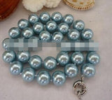 12mm Sea Shell Pearl Round Necklace