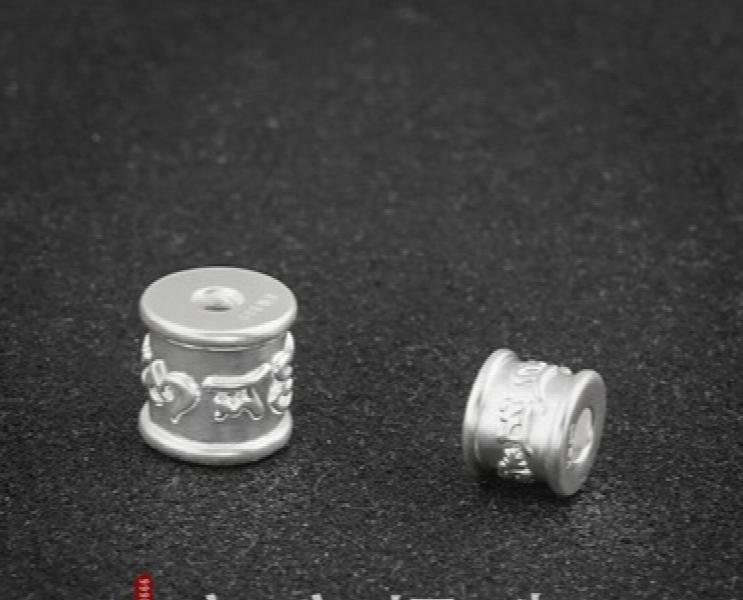999 Pure Silver Beads 9mm/12mm DIY Bracelet Charms