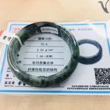 Zheru Jewelry Natural Jadeite Bracelet Dark Green 54-62mm Female Gift