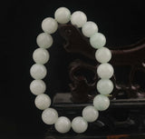 Natural Jade Beads Bangle Elastic Bracelet Handmade