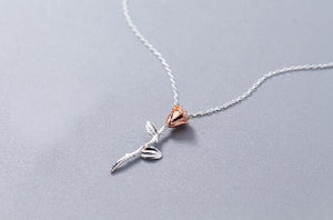 Rose Pendant Necklace for Women