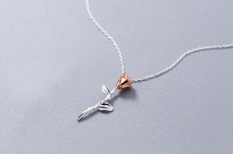 Rose Pendant Necklace for Women