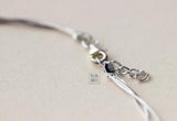 925 Silver 3ROWS & Lucky Ball Beads Snake Bone Chain Bracelet LS125