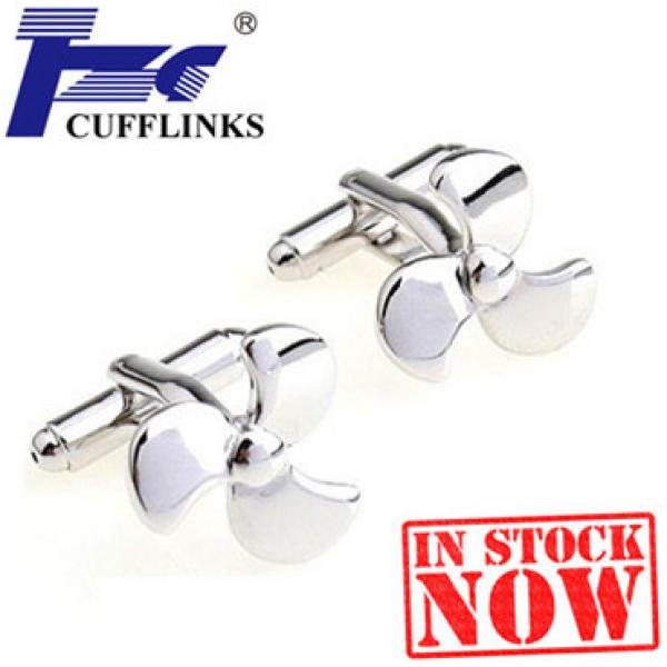 Siver Airscrew Cufflink Cuff Link 2 Pairs Promo