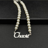 Pearl Anklet Stainless Steel Jewelry for Christmas