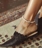 Real Baroque Pearl Anklet Freshwater Pearls Fine Jewelry