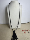 Stone Bead Chain Long Necklace 30inches